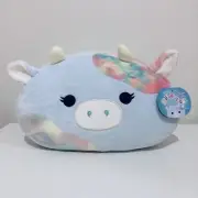 Squishmallows Caedia the Cow 12" Stackables BNWT KellyToy