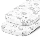Bedside Sleeper Bassinet Sheets for 33x20 Inch Mattress Pad – Compatible with...