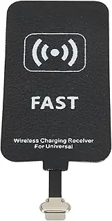 Wireless Charging Receiver, 10W Wireless Charger Receiver Module Fast Charging with Multiple Protection Plug and Play, Type C Qi Charger Adapter Over 85% Conversion Efficiency for Smartphone
