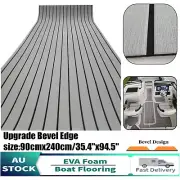 EVA Foam Boat Decking Sheet Marine Flooring Nonslip LightGrey Yacht Mat▶90x240cm