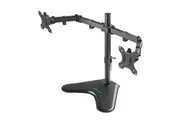 Activiva Dual-Screen Articulating Monitor Arm with Free-Standing Desktop Base