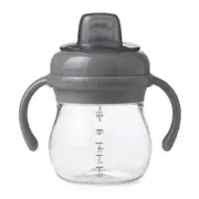 OXO Tot Grow Soft Spout Cup With Removable Handles - Grey