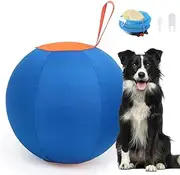 Herding Ball for Dogs, for Australian Shepherd, for Cattle, for Border Collie, for Blue Heelers & Other Medium to Large Dogs, Herding Dog Ball, Herding Dog Toys, Horse Ball - Blue (25 inch)