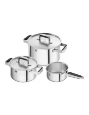 [Zwilling] Pure Stainless Steel Cookware Set of 3 in Silver