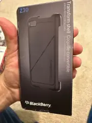 Blackberry Z30 Transform shell Case & Screen protector combination Black NIB