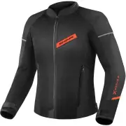 X-Mesh 2.0 Black Red Textile Motorcycle Jacket