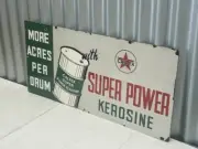 CALTEX POWER KEROSINE HEAVY DUTY METAL SIGN 810 MM X 380 MM