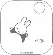 Gourmandies Miffy iPhone 16 Pro / 16 Pro Max / 15 Pro / 15 Pro Max / 14 Pro / 14 Pro Max Camera Cover Miffy MF-550A
