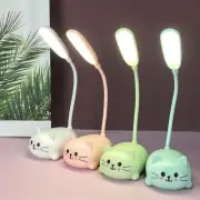 Mini Cat USB Lamp LED Cute Animal Night Light Rechargeable Table Lamp