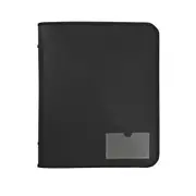Marbig 2 D-Ring A4 Zipper Binder 25mm w/ Tech Case File Document Organiser Black