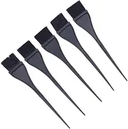 Healeved 5Pcs Hair Dye Applicator Professional Hair Tint Brushes for Salon Home Use Black for Coloring Treatment Applications