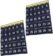 Tofficu 2-pack Classroom Phone Storage Bag Hanging File Organizer Cell Phone Pouch for School Office Dorm Wall Mount Australia