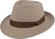 [LIERYS] City Felt Hat - Wool Felt Hat Women/Men - Felt Hat (Wool Felt) - Men's Hat Water-Repellent - Wool Hat Packable - Bogard Hat Summer/Winter - Fedora