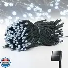 Dailyart Solar String Lights Outdoor, 82ft Cool White Solar String Lights 200