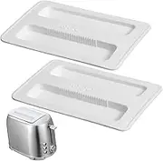 HOLIDYOYO 2 Pcs Toaster Covers Silicone Slice Toaster Protection Easy Installation Breakfast Maker Accessory Minimalist Design for Clean Kitchen Aesthetic
