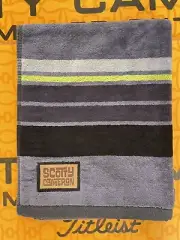 scotty cameron gallery horizon golf towel grey yellow golf towel