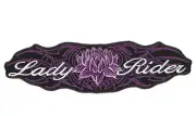 4 x 1 LADY RIDER JACKET EMBROIDERED PATCH P2042 BIKER iron sew patches