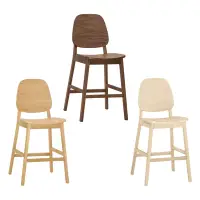 在飛比找Yahoo奇摩購物中心優惠-Boden-迪墨實木吧台椅/高腳椅/單椅(三色可選)-47x