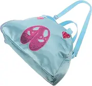 MUELODSIC Cute Ballet Dance Bag for Girls Stylish Shoulder Tote for Dance Shoes Essentials Lightweight Easy to Carry for Dancers Teens Young Athletes Ballet Storage Pouch Fashionable Design Sky-Blue