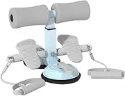 Sit Up Foot Holder, Situps Foot Holder with 2 Suction Cups, Portable Adjustable Height Assistant Device for Floor, Home Gym, Ab Workout, Muscle Training, Exercise