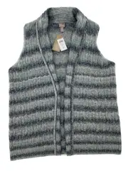 NWT Women’s Plus Size Chico’s Winter Spacedye Blue Ice Zelida Vest Size 3