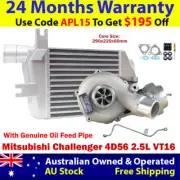 Upgrade Billet Turbo+Intercooler+Oil Feed Pipe For Mitsubishi Challenger 2.5L (for: Mitsubishi)