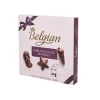 在飛比找momo購物網優惠-【比利時The Belgian】經典貝殼夾心黑巧克力禮盒25