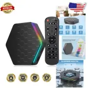 H618 Quad-Core Android TV Box - 6K Resolution & 3D Support with Bluetooth 5.0