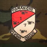 Vietnam War US Army 1st Squadron 7th Cavalry Rgt Flying Circus Patch - REPRO