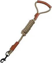 Hand Free Dog Leash for Pet Walking Running Jogging Adjustable Dog Leash Waist Belt Chest Strap Traction Rope Dog Accessories (Brown,1.0cm 1.5M)