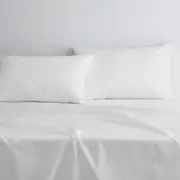 Sheridan 500TC Egyptian Cotton Twill Sheet Set in White Size: King Single @Sheridan Rewards