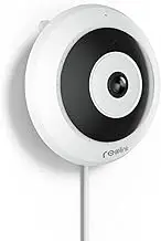 REOLINK 6MP PoE IP Fisheye Camera with 360° View, Surveillance for Home/Office Security, Smart Human Detection, Two Way Talk, Ceiling/Wall/Desk Mount, Multiple Panoramic Display Views, FE-P(White)