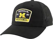 ZHATS Standard NCAA Officially Licensed Snapback Hat Big Rig Patch Black Switchback