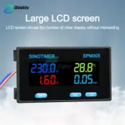 AC60-300V 20/100/200A Multifunction Electric Voltmeter Ammeter KWH Power Meter