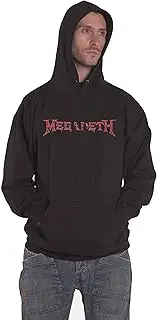 [Megadeth] Hoodie Countdown To Extinction Band Logo Official Unisex Black Pullover XL