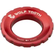 Wolf Tooth Components Centerlock Rotor Lockring, Red