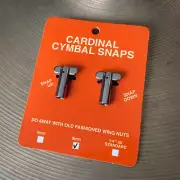 Cymbal Snaps by Cardinal Percussion - 8mm Thread - Eliminate Stand Wing Nuts
