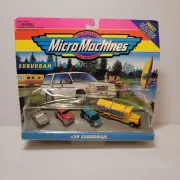 RARE Vintage 75030 Micro Machines #39 Suburban Galoob 1994 ~ New Sealed On Card