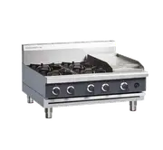 Cobra C9C-B 900mm Four Burner / Griddle Gas Cooktop - Bench Model