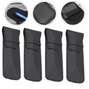 4 Pcs Straight Razor Shaver Case Outdoor Travel Storage Man