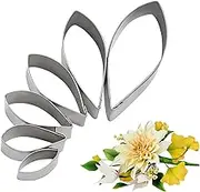 KALAIEN 6pcs/set Dahlia Sugar Flower Cutter Set Fondant Cake Sugarcraft Decorating Tools