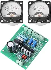 2PCS VU Meter Warm Back Light Audio Level Amp with Driver Board, 12-15V, LED Recording Level Meter for Amplifiers, Test Panel, and Audio Room