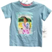 New Piccolina Girls 5/6 Rosa Parks Civil Rights Activist Cotton Crew Neck Tee