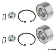 2 x Front Wheel Bearing Kit For PEUGEOT 406 1995-2004 95590020 KLP/PE/016A
