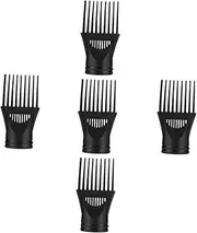 Mikinona 5pcs Hair Dryer Nozzle Replacement Diffuser Hair Dryer Comb Nozzle for Styling