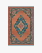 120' x 185' | Machine Washable Runner Rug | Kid & Pet Friendly | Indoor Rug | Matthew Williamson Sunset Bazaar Tropic Coral Tufted Rug | Ruggable
