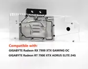 Granzon Full Coverage GPU Water Block For GIGABYTE Radeon RX 7900 XTX GAMING OC