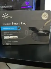 GE Cync Outdoor Smart Plug Bluetooth & Wi-Fi Works w/ Alexa & Google