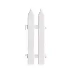 Diy Christmas Fence Kit White Picket for Tree Set Xmas Home