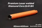 82mm x 450mm 1-1/4" NUC Premium Laser welded Diamond Core Drill Bit
